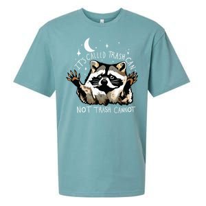 Its Called Trash Can Not Trash Cannot Funny Racoon Sueded Cloud Jersey T-Shirt