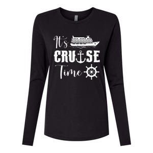 It's Cruise Time Funny Cruise Lover Womens Cotton Relaxed Long Sleeve T-Shirt