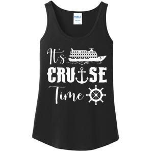 It's Cruise Time Funny Cruise Lover Ladies Essential Tank