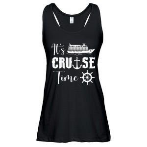 It's Cruise Time Funny Cruise Lover Ladies Essential Flowy Tank