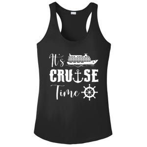 It's Cruise Time Funny Cruise Lover Ladies PosiCharge Competitor Racerback Tank