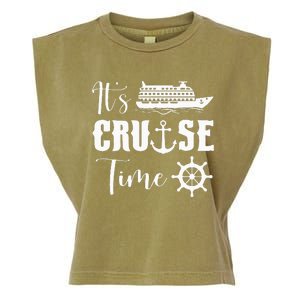 It's Cruise Time Funny Cruise Lover Garment-Dyed Women's Muscle Tee