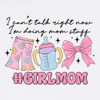 I CanT Talk Right Now Im Doing Mom Stuff Daughter Mommy 11oz C Handle Ceramic Mug