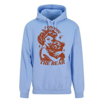 I Choose The Bear Woman Rights Unisex Surf Hoodie