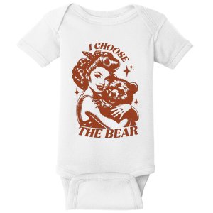 I Choose The Bear Woman Rights Baby Bodysuit