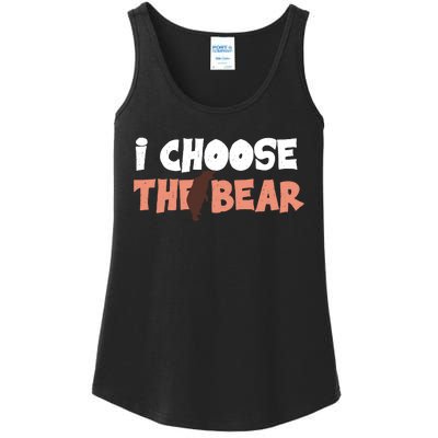 I Choose The Bear Ladies Essential Tank