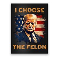 I Choose The Felon 2024 Funny Republican Patriot Poster