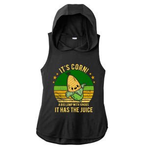 Its Corn Tiktok Song Shirt It’s Corn It Has The Juice Ladies PosiCharge Tri-Blend Wicking Draft Hoodie Tank