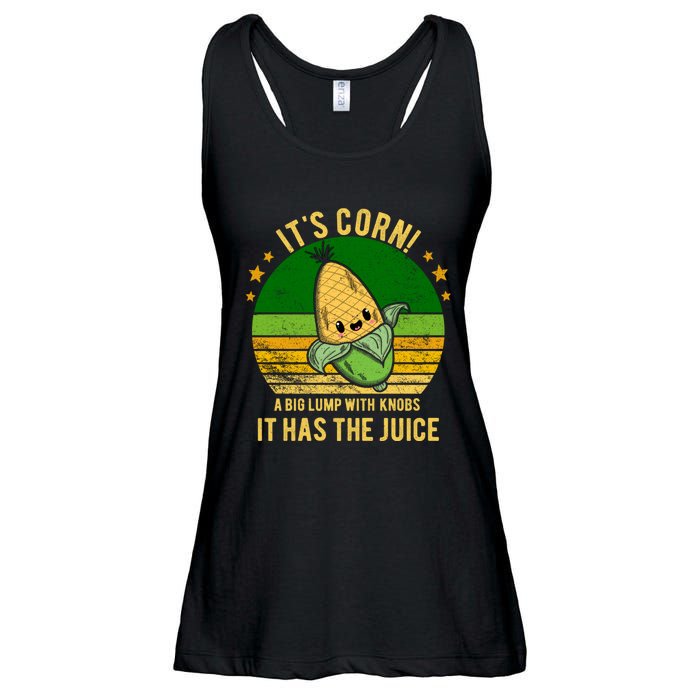 Its Corn Tiktok Song Shirt It’s Corn It Has The Juice Ladies Essential Flowy Tank