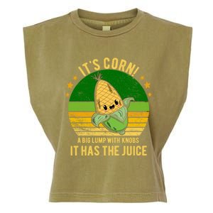 Its Corn Tiktok Song Shirt It’s Corn It Has The Juice Garment-Dyed Women's Muscle Tee