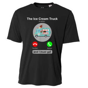 Ice Cream Truck Funny Ice Cream Truck Lover Gift Cooling Performance Crew T-Shirt