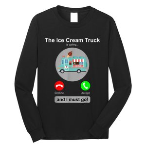 Ice Cream Truck Funny Ice Cream Truck Lover Gift Long Sleeve Shirt