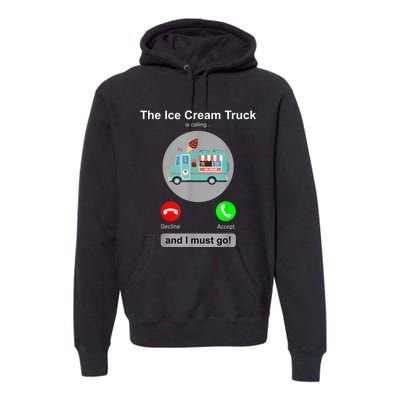 Ice Cream Truck Funny Ice Cream Truck Lover Gift Premium Hoodie