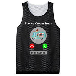 Ice Cream Truck Funny Ice Cream Truck Lover Gift Mesh Reversible Basketball Jersey Tank