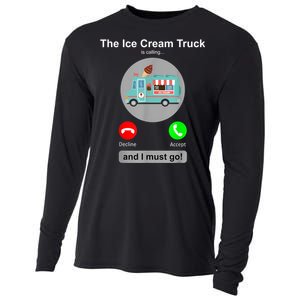 Ice Cream Truck Funny Ice Cream Truck Lover Gift Cooling Performance Long Sleeve Crew