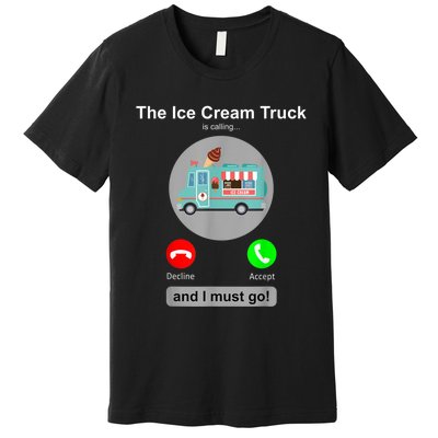 Ice Cream Truck Funny Ice Cream Truck Lover Gift Premium T-Shirt