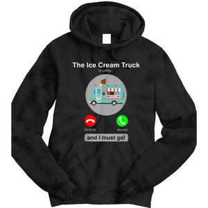 Ice Cream Truck Funny Ice Cream Truck Lover Gift Tie Dye Hoodie