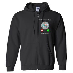 Ice Cream Truck Funny Ice Cream Truck Lover Gift Full Zip Hoodie