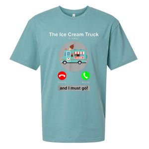 Ice Cream Truck Funny Ice Cream Truck Lover Gift Sueded Cloud Jersey T-Shirt