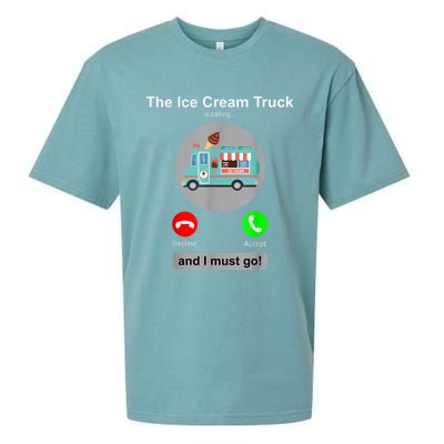 Ice Cream Truck Funny Ice Cream Truck Lover Gift Sueded Cloud Jersey T-Shirt