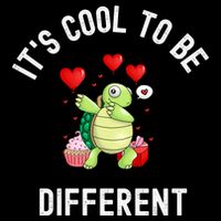 ItS Cool To Be Different Autism Awareness Dabbing Turtle Gift Drawstring Bag
