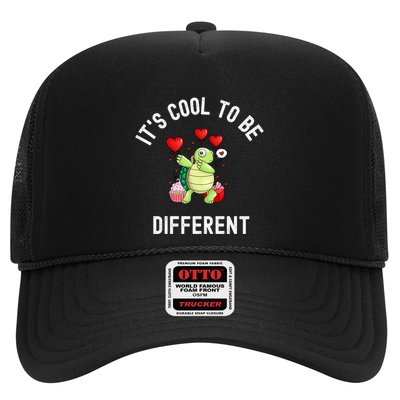 ItS Cool To Be Different Autism Awareness Dabbing Turtle Gift Trucker Hat