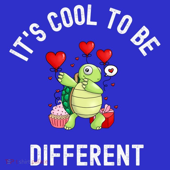 ItS Cool To Be Different Autism Awareness Dabbing Turtle Gift Premium T-Shirt