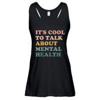 It's Cool To Talk About Mental Health Awareness Kind Ladies Essential Flowy Tank