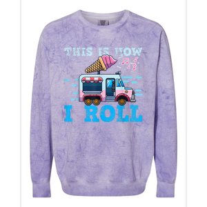 Ice Cream Truck Colorblast Crewneck Sweatshirt