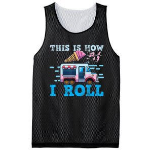 Ice Cream Truck Mesh Reversible Basketball Jersey Tank