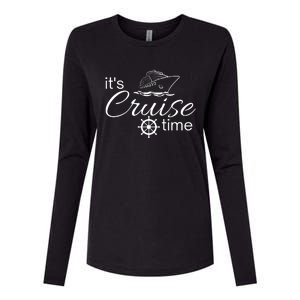 It’S Cruise Time Cruise Vacation Womens Cotton Relaxed Long Sleeve T-Shirt