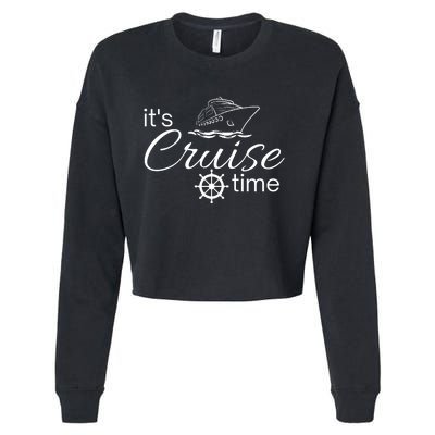 It’S Cruise Time Cruise Vacation Cropped Pullover Crew