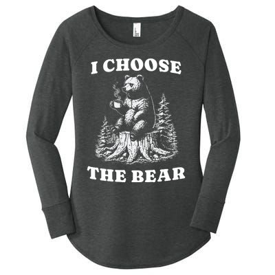 I Choose The Bear Women's Perfect Tri Tunic Long Sleeve Shirt