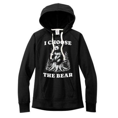 I Choose The Bear Women's Fleece Hoodie