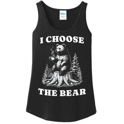 I Choose The Bear Ladies Essential Tank