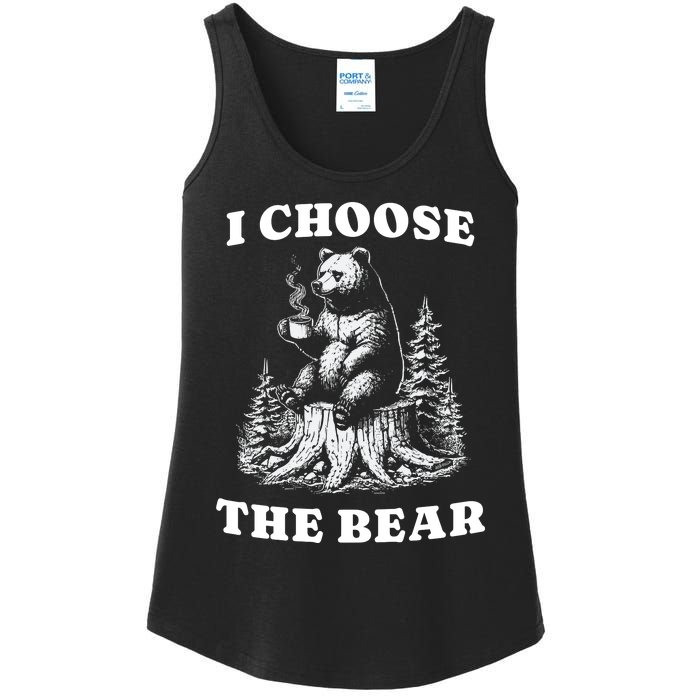 I Choose The Bear Ladies Essential Tank