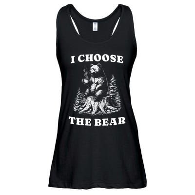 I Choose The Bear Ladies Essential Flowy Tank