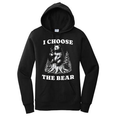 I Choose The Bear Women's Pullover Hoodie