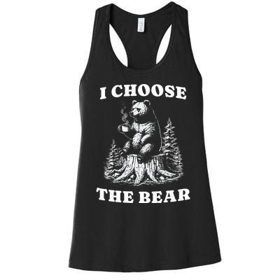 I Choose The Bear Women's Racerback Tank