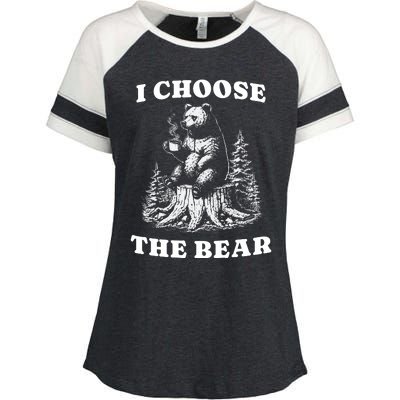 I Choose The Bear Enza Ladies Jersey Colorblock Tee