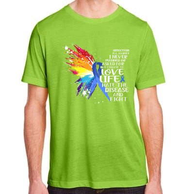 I Choose To Love Life And Fight Meaningful Gift Adult ChromaSoft Performance T-Shirt