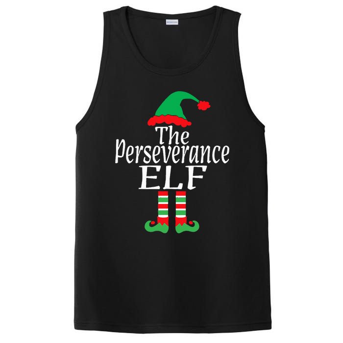 Inspirational Christmas The Perseverance Elf Encouragement PosiCharge Competitor Tank