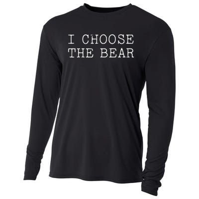 I Choose The Bear In The Woods Cooling Performance Long Sleeve Crew