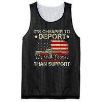 ItS Cheaper To Deport Than Support Mesh Reversible Basketball Jersey Tank