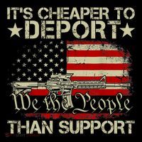 ItS Cheaper To Deport Than Support Toddler Hoodie
