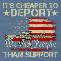 ItS Cheaper To Deport Than Support Garment-Dyed Sweatshirt