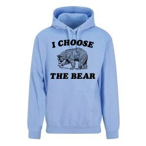 I Choose The Bear Unisex Surf Hoodie