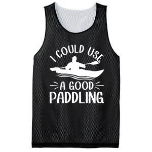 I Could Use A Good Paddling Kayak Canoe Kayaking Meaningful Gift Mesh Reversible Basketball Jersey Tank