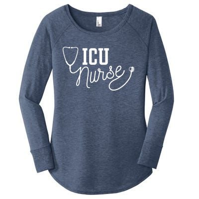 Intensive Care Unit Nurse Icu Nurse Gift Women's Perfect Tri Tunic Long Sleeve Shirt