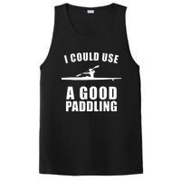 I Could Use A Good Paddling Funny Kayak PosiCharge Competitor Tank